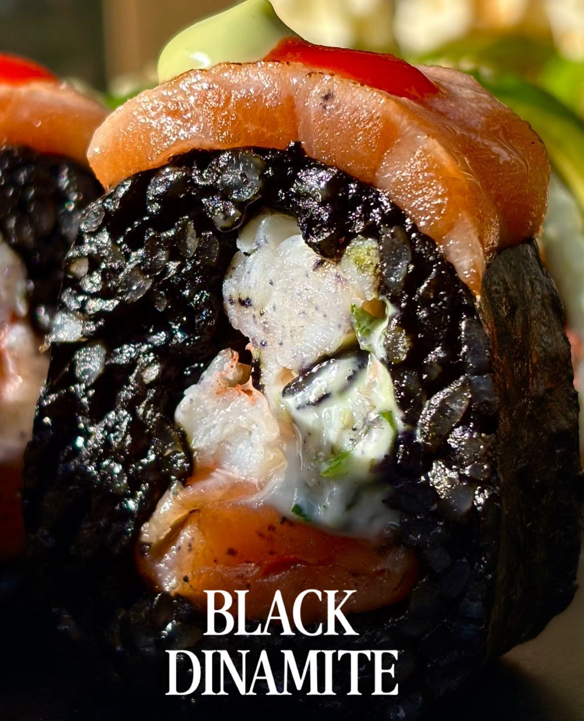Garnell Black Dinamite sushi content photo